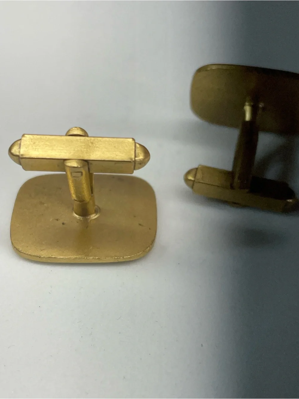 Gold-Tone Anchor & Key Cufflink - Men's Accessory